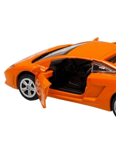 Машина "АВТОПАНОРАМА" Lamborghini Gallardo LP560-4, оранжевый, 1/43, инерция, в/к 17,5*12,5*6,5 см