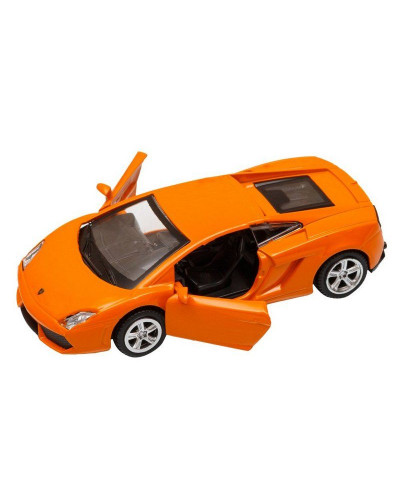 Машина "АВТОПАНОРАМА" Lamborghini Gallardo LP560-4, оранжевый, 1/43, инерция, в/к 17,5*12,5*6,5 см