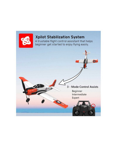 Радиоуправляемый самолет Volantex RC T28 400мм 2.4G 4ch LiPo RTF with Gyro