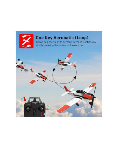 Радиоуправляемый самолет Volantex RC T28 400мм 2.4G 4ch LiPo RTF with Gyro