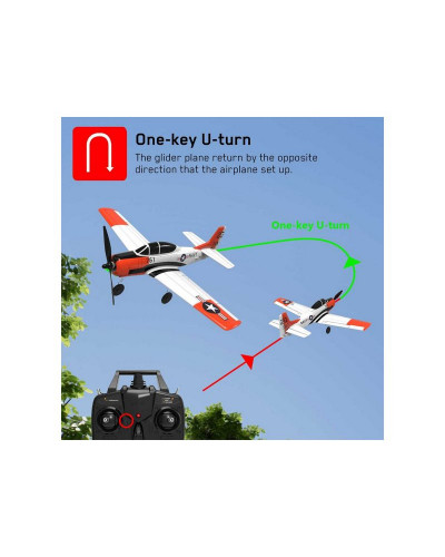 Радиоуправляемый самолет Volantex RC T28 400мм 2.4G 4ch LiPo RTF with Gyro