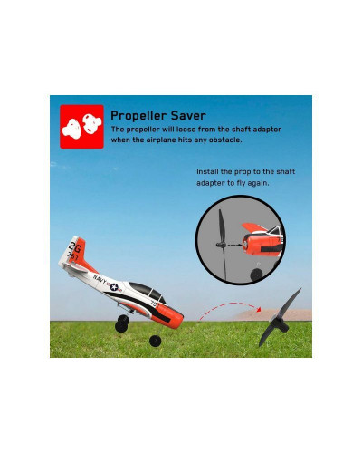 Радиоуправляемый самолет Volantex RC T28 400мм 2.4G 4ch LiPo RTF with Gyro