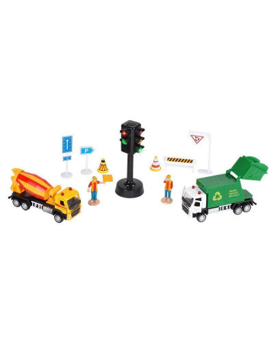 Набор "АВТОПАНОРАМА" "Городские службы 2", 1/72, инерция, в/к 30*13*10 см