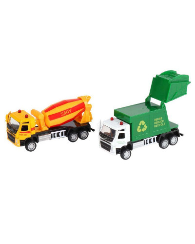 Набор "АВТОПАНОРАМА" "Городские службы 2", 1/72, инерция, в/к 30*13*10 см