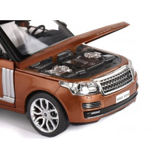 Машина "АВТОПАНОРАМА" Range Rover, оранжевый, 1/26, свет, звук, в/к 24,5*12,5*10,5 см