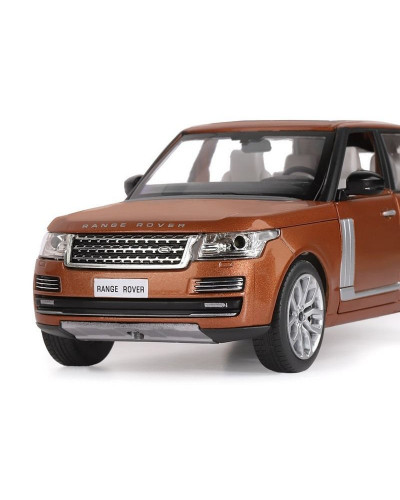 Машина "АВТОПАНОРАМА" Range Rover, оранжевый, 1/26, свет, звук, в/к 24,5*12,5*10,5 см