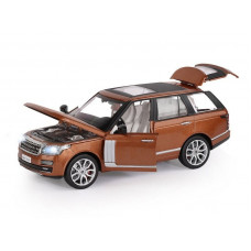 Машина "АВТОПАНОРАМА" Range Rover, оранжевый, 1/26, свет, звук, в/к 24,5*12,5*10,5 см