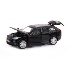 Машина "АВТОПАНОРАМА" Range Rover Velar, черный, 1/32, свет, звук, инерция, в/к 17,5*12,5*6,5