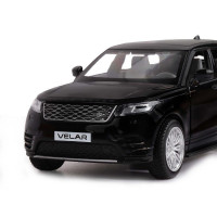 Машина "АВТОПАНОРАМА" Range Rover Velar, черный, 1/32, свет, звук, инерция, в/к 17,5*12,5*6,5