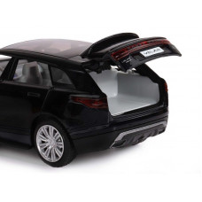 Машина "АВТОПАНОРАМА" Range Rover Velar, черный, 1/32, свет, звук, инерция, в/к 17,5*12,5*6,5
