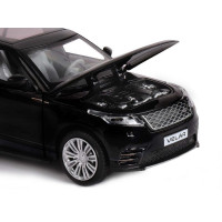 Машина "АВТОПАНОРАМА" Range Rover Velar, черный, 1/32, свет, звук, инерция, в/к 17,5*12,5*6,5