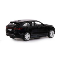 Машина "АВТОПАНОРАМА" Range Rover Velar, черный, 1/32, свет, звук, инерция, в/к 17,5*12,5*6,5