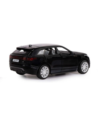 Машина "АВТОПАНОРАМА" Range Rover Velar, черный, 1/32, свет, звук, инерция, в/к 17,5*12,5*6,5