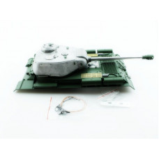 Верхняя часть корпуса с металлической башней на 360° для танка ИС-2 с ИК-пушкой, неокрашена