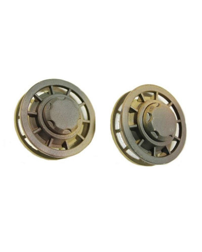 Ведущая звездочка 2 шт и ленивец 2 штуки для танка Tiger (металл) поздняя версия - окрашенная