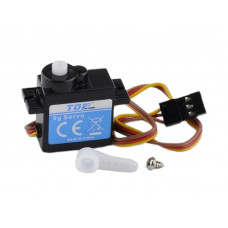 Сервомашинка 9g для самолета Top RC 400 Class Cessna 182 (руль, руль высоты), провод 200мм