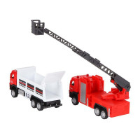 Набор "АВТОПАНОРАМА" "Пожарная служба", 1/72, инерция, в/к 30*13*10 см