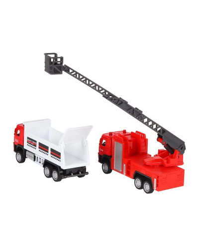 Набор "АВТОПАНОРАМА" "Пожарная служба", 1/72, инерция, в/к 30*13*10 см