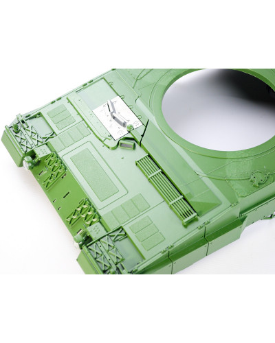 Верхняя часть корпуса с комплектом аксессуаров для танка Leopard 2A6, неокрашеная.