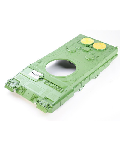 Верхняя часть корпуса с комплектом аксессуаров для танка Leopard 2A6, неокрашеная.