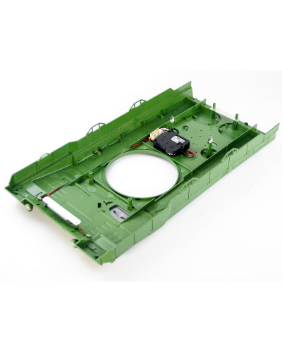 Верхняя часть корпуса с комплектом аксессуаров для танка Leopard 2A6, неокрашеная.