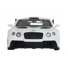 Машина "АВТОПАНОРАМА" Bentley Continental GT3, белый, 1/43, инерция, в/к 17,5*12,5*6,5 см
