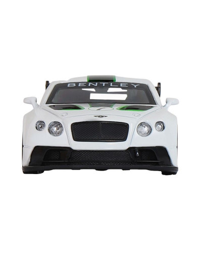 Машина "АВТОПАНОРАМА" Bentley Continental GT3, белый, 1/43, инерция, в/к 17,5*12,5*6,5 см