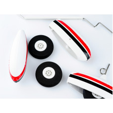 Шасси для самолета Top RC 500 Class Cessna 182 4СH (красный), комплект