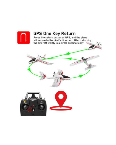 Радиоуправляемый планер Volantex RC Ranger 750мм Brushless 2.4G 4ch LiPo RTF with Gyro GPS