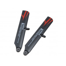 Лопасти основного ротора черно-желтые для вертолета WL Toys V922