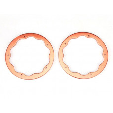 Защитные накладки на диски колеса для Монстра 1/8, 2шт, алюминий