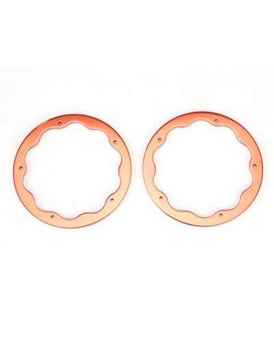 Защитные накладки на диски колеса для Монстра 1/8, 2шт, алюминий