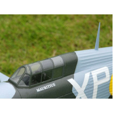 Радиоуправляемый самолет Top RC Hurricane зеленый 750мм 2.4G 4-ch LiPo RTF