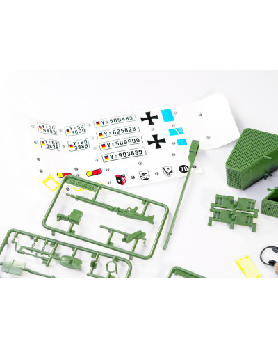 Комплект аксессуаров для танка Leopard 2A6 (полный комплект), неокрашен.