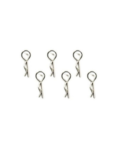 Клипсы крепления кузова для автомоделей 1/10, 6шт.