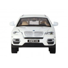 Машина "АВТОПАНОРАМА" BMW X6, белый, 1/32 , свет, звук, инерция, в/к 17,5*13,5*9 см
