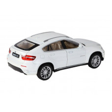 Машина "АВТОПАНОРАМА" BMW X6, белый, 1/32 , свет, звук, инерция, в/к 17,5*13,5*9 см