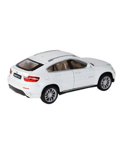 Машина "АВТОПАНОРАМА" BMW X6, белый, 1/32 , свет, звук, инерция, в/к 17,5*13,5*9 см