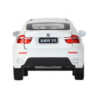 Машина "АВТОПАНОРАМА" BMW X6, белый, 1/32 , свет, звук, инерция, в/к 17,5*13,5*9 см