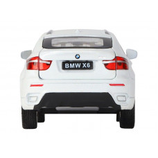 Машина "АВТОПАНОРАМА" BMW X6, белый, 1/32 , свет, звук, инерция, в/к 17,5*13,5*9 см