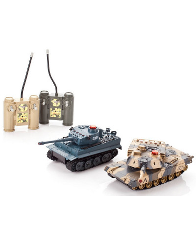 Р/У танковый бой Huan Qi 1:32 IV Tiger vs Leopard 2A5, 27/40МГц