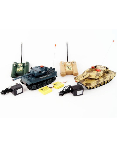 Р/У танковый бой Huan Qi 1:32 IV Tiger vs Leopard 2A5, 27/40МГц