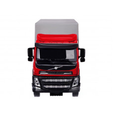 Машина "АВТОПАНОРАМА" Volvo, красный, 1/50, свет, звук, в/к 28*14*10 см