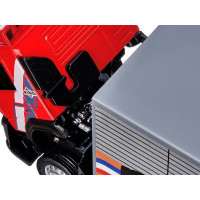 Машина "АВТОПАНОРАМА" Volvo, красный, 1/50, свет, звук, в/к 28*14*10 см