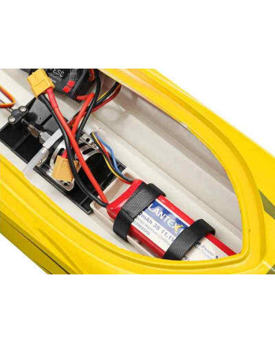 Радиоуправляемый катер Volantex RC Vector SR65 желтый Brushless 2.4G LiPo RTR