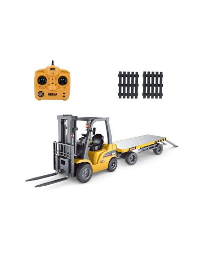 Радиоуправляемый погрузчик с прицепом HUI NA TOYS 2.4G 8CH 1/10 RTR