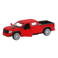Машина "АВТОПАНОРАМА" Ford F-150 SVT Raptor-2, красный, 1/52, инерция, в/к 17,5*12,5*6,5 см