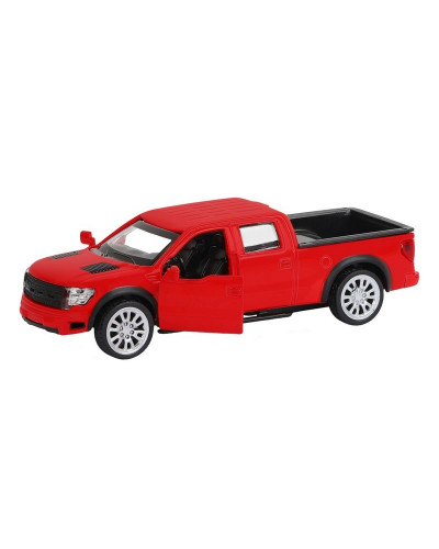 Машина "АВТОПАНОРАМА" Ford F-150 SVT Raptor-2, красный, 1/52, инерция, в/к 17,5*12,5*6,5 см