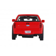 Машина "АВТОПАНОРАМА" Ford F-150 SVT Raptor-2, красный, 1/52, инерция, в/к 17,5*12,5*6,5 см