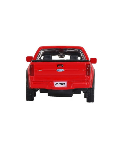 Машина "АВТОПАНОРАМА" Ford F-150 SVT Raptor-2, красный, 1/52, инерция, в/к 17,5*12,5*6,5 см